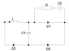 Figure 2. The snubber circuit needed with conventional diodes adds cost and complexity